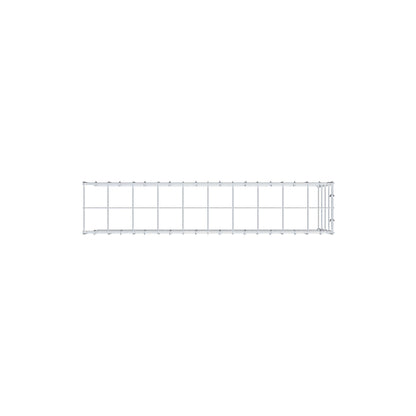 Mounted gabion type 4 100 cm x 40 cm x 20 cm (L x H x D), mesh size 10 cm x 10 cm, C-ring