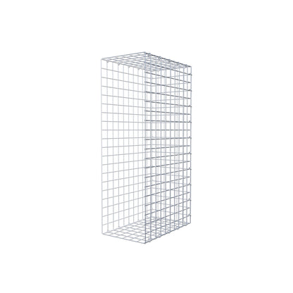 Gavión acoplable tipo 2 100 cm x 50 cm x 30 cm (L x A x P), malla 5 cm x 5 cm, anillo en C