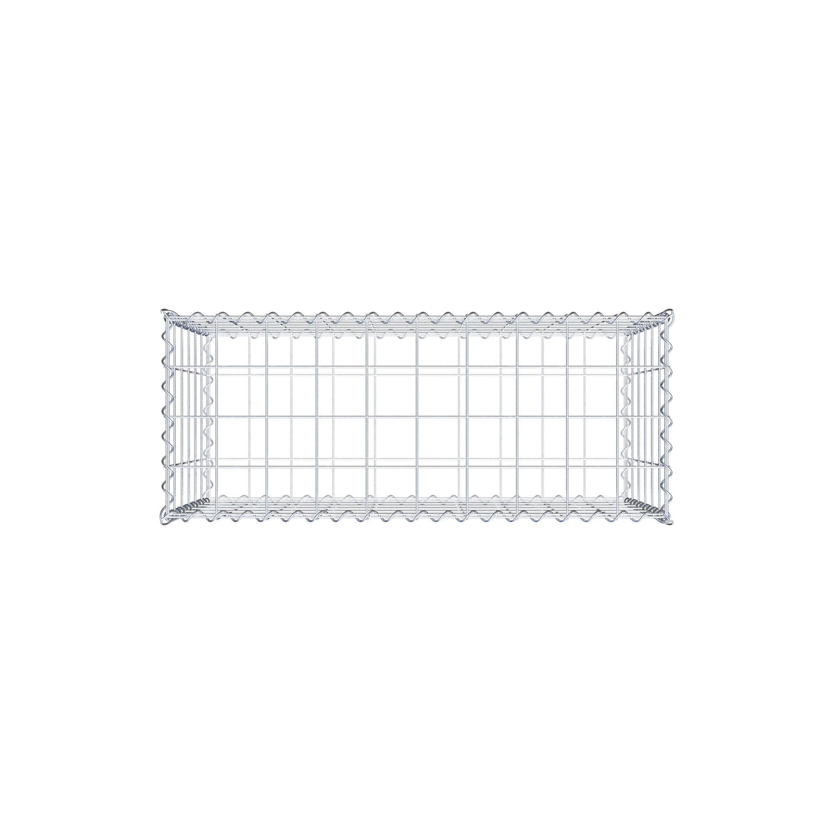 Gabion 100 cm x 60 cm x 40 cm (L x H x D), mesh size 10 cm x 10 cm, spiral