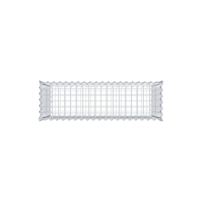 Gabion 100 cm x 60 cm x 30 cm (L x H x D), mesh size 5 cm x 5 cm, spiral