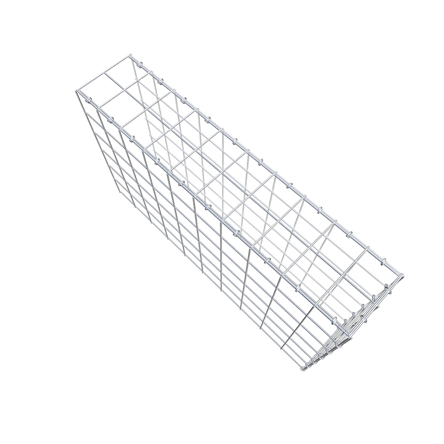 Gabião Tipo 4 100 cm x 60 cm x 20 cm (C x A x P), malhagem 10 cm x 10 cm, anel C