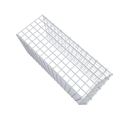 Mounted gabion type 4 80 cm x 40 cm x 30 cm (L x H x D), mesh size 5 cm x 5 cm, C-ring