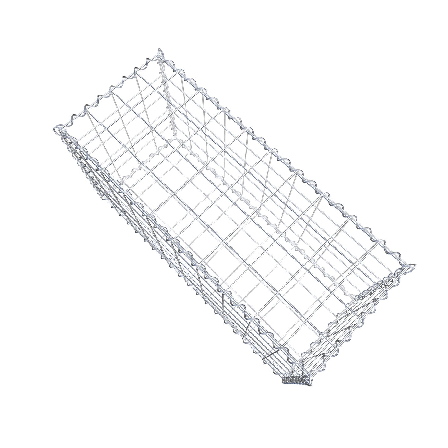 Gabion 100 cm x 50 cm x 40 cm (L x H x D), mesh size 10 cm x 10 cm, spiral