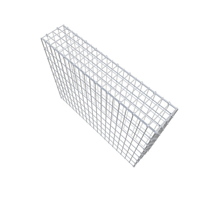 Type 3 oplegkorf 100 cm x 80 cm x 20 cm (L x H x D), maaswijdte 5 cm x 10 cm, C-ring