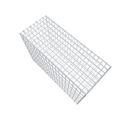 Gabião 100 cm x 70 cm x 40 cm (C x A x P), malhagem 5 cm x 10 cm, anel C