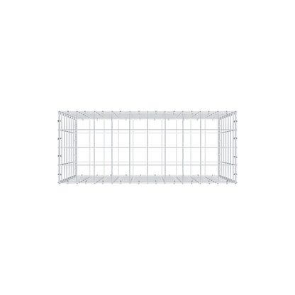 Gabião 100 cm x 70 cm x 40 cm (C x A x P), malhagem 10 cm x 10 cm, anel C