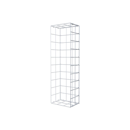 Fästbar gabion typ 2 100 cm x 20 cm x 30 cm (L x H x D), maskstorlek 10 cm x 10 cm, C-ring
