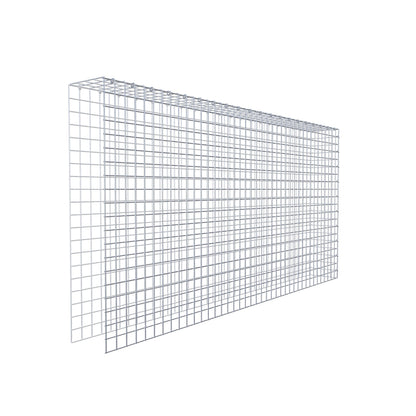 Mounted gabion type 4 200 cm x 100 cm x 20 cm (L x H x D), mesh size 5 cm x 5 cm, C-ring