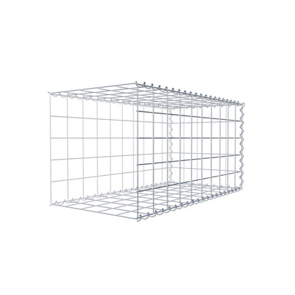 Anbaugabione Typ 2 100 cm x 50 cm x 50 cm (L x H x T), Maschenweite 10 cm x 10 cm, Spirale