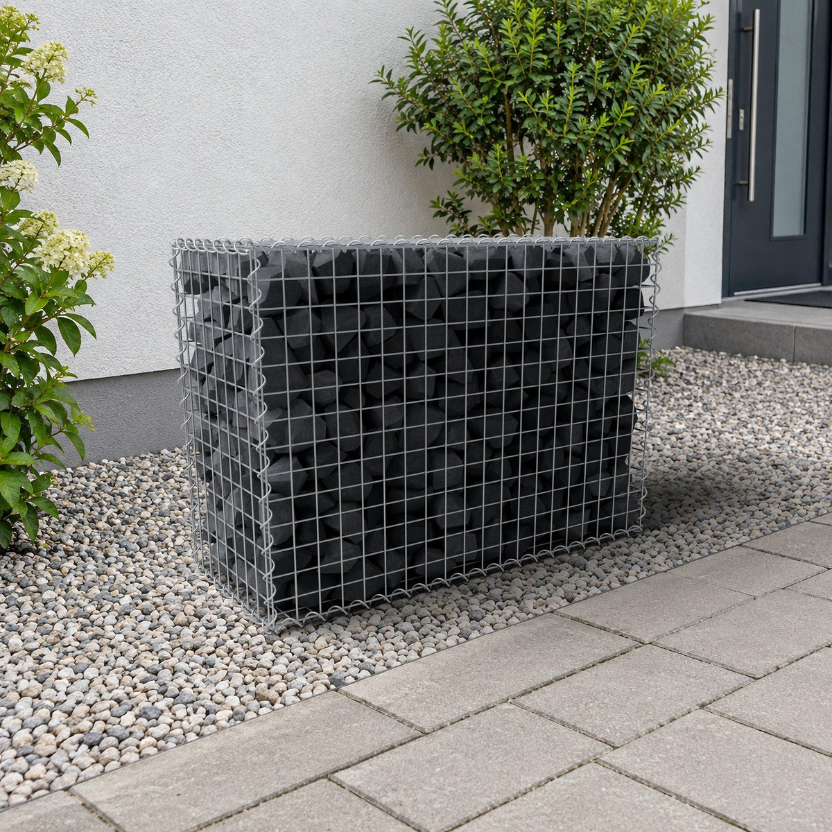 Gabion 100 cm x 70 cm x 40 cm (L x H x P), mailles 5 cm x 5 cm, spirale