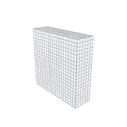 Gabione 100 cm x 100 cm x 30 cm (L x H x T), Maschenweite 5 x 5 cm, Spiralring