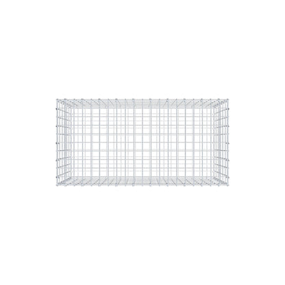 Gabião 100 cm x 60 cm x 50 cm (C x A x P), malhagem 5 cm x 10 cm, anel C