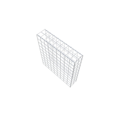 Gabião Tipo 4 100 cm x 90 cm x 20 cm (C x A x P), malhagem 10 cm x 10 cm, anel C