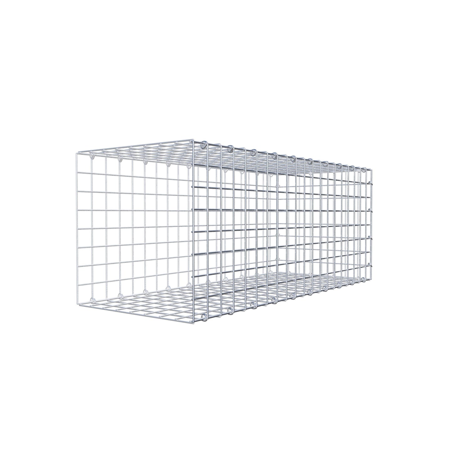 Gabião Tipo 2 100 cm x 40 cm x 40 cm (C x A x P), malhagem 5 cm x 5 cm, anel C