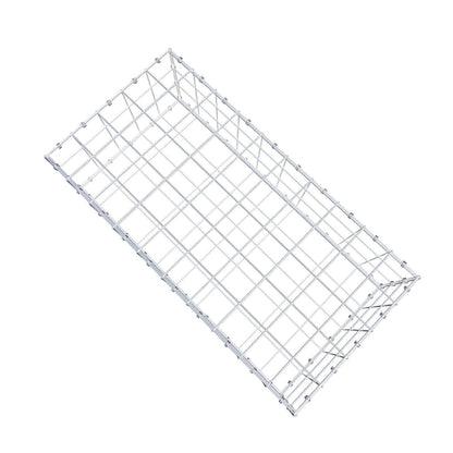 Gabião 100 cm x 30 cm x 50 cm (C x A x P), malhagem 10 x 10 cm, anel espiral
