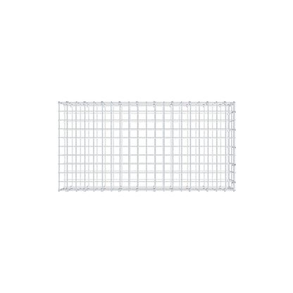 Opzetpaal type 2 100 cm x 20 cm x 50 cm, maaswijdte 5 cm x 10 cm, C-ring