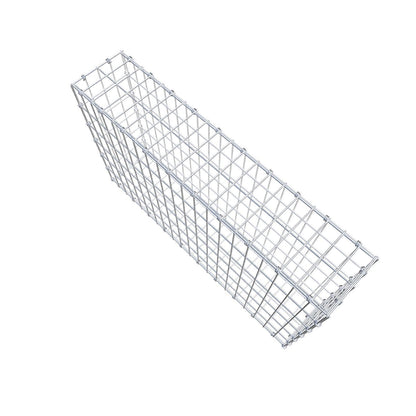 Gabion 100 cm x 60 cm x 20 cm (L x H x D), mesh size 5 x 10 cm, spiral ring