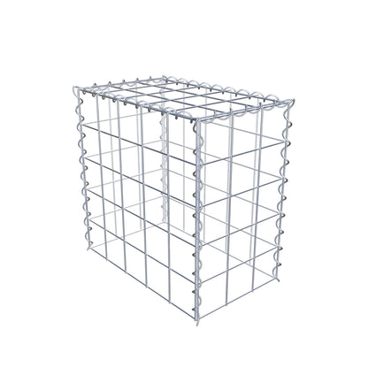 Anbaugabione Typ 3 50 cm x 50 cm x 30 cm (L x H x T), Maschenweite 10 cm x 10 cm, Spirale