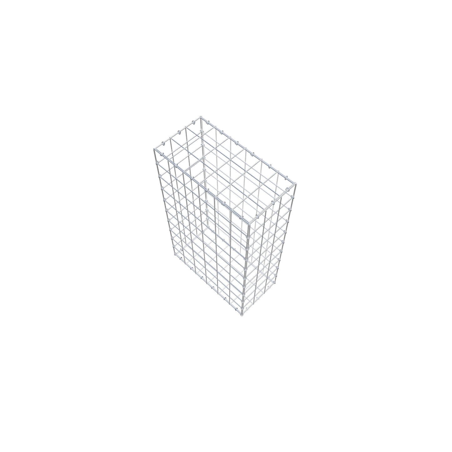 Gabion 100 cm x 60 cm x 30 cm (L x H x D), mesh size 10 cm x 10 cm, C-ring