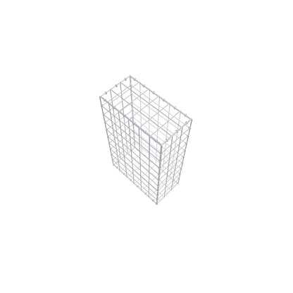 Gabion 100 cm x 60 cm x 30 cm (L x H x D), mesh size 10 cm x 10 cm, C-ring