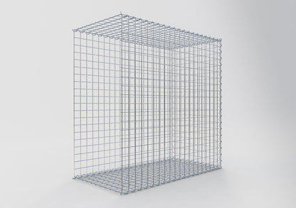 Gabion rapporté type 2 100 cm x 100 cm x 50 cm (L x H x P), mailles 5 cm x 5 cm, spirale