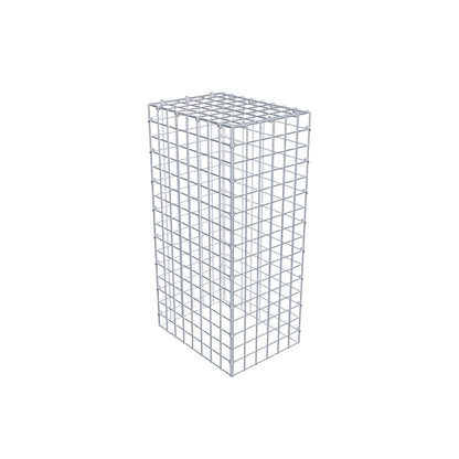 Type 3 oplegkorf 80 cm x 40 cm x 30 cm (L x H x D), maaswijdte 5 cm x 5 cm, C-ring
