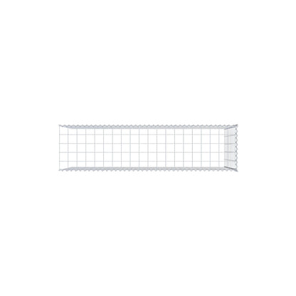Opvokset gabion type 4 200 cm x 100 cm x 50 cm (L x H x D), maskestørrelse 10 cm x 10 cm, spiral