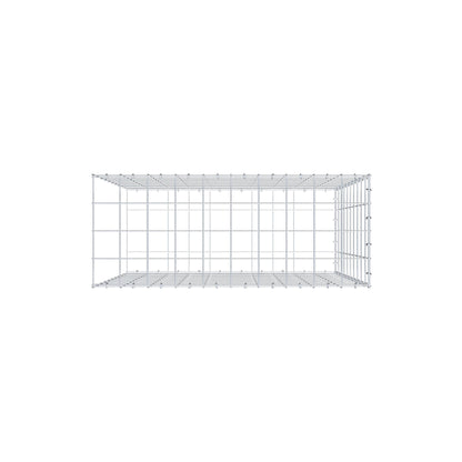 Gavión adicional tipo 2 100 cm x 100 cm x 40 cm (L x A x P), malla 10 cm x 10 cm, anillo en C