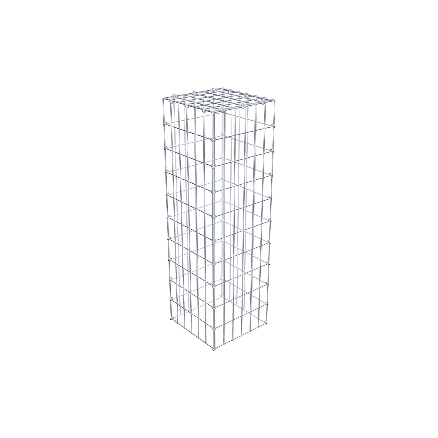 Anbaugabione Typ 3 100 cm x 30 cm x 30 cm (L x H x T), Maschenweite 5 cm x 10 cm, C-Ring