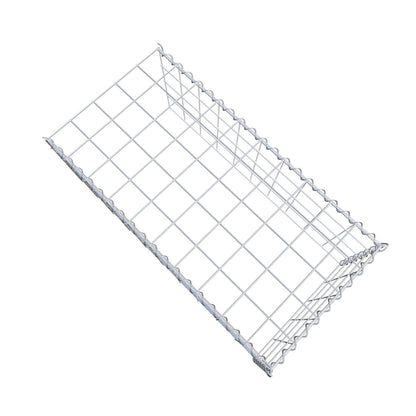 Anbaugabione Typ 4 100 cm x 40 cm x 50 cm (L x H x T), Maschenweite 10 cm x 10 cm, Spirale