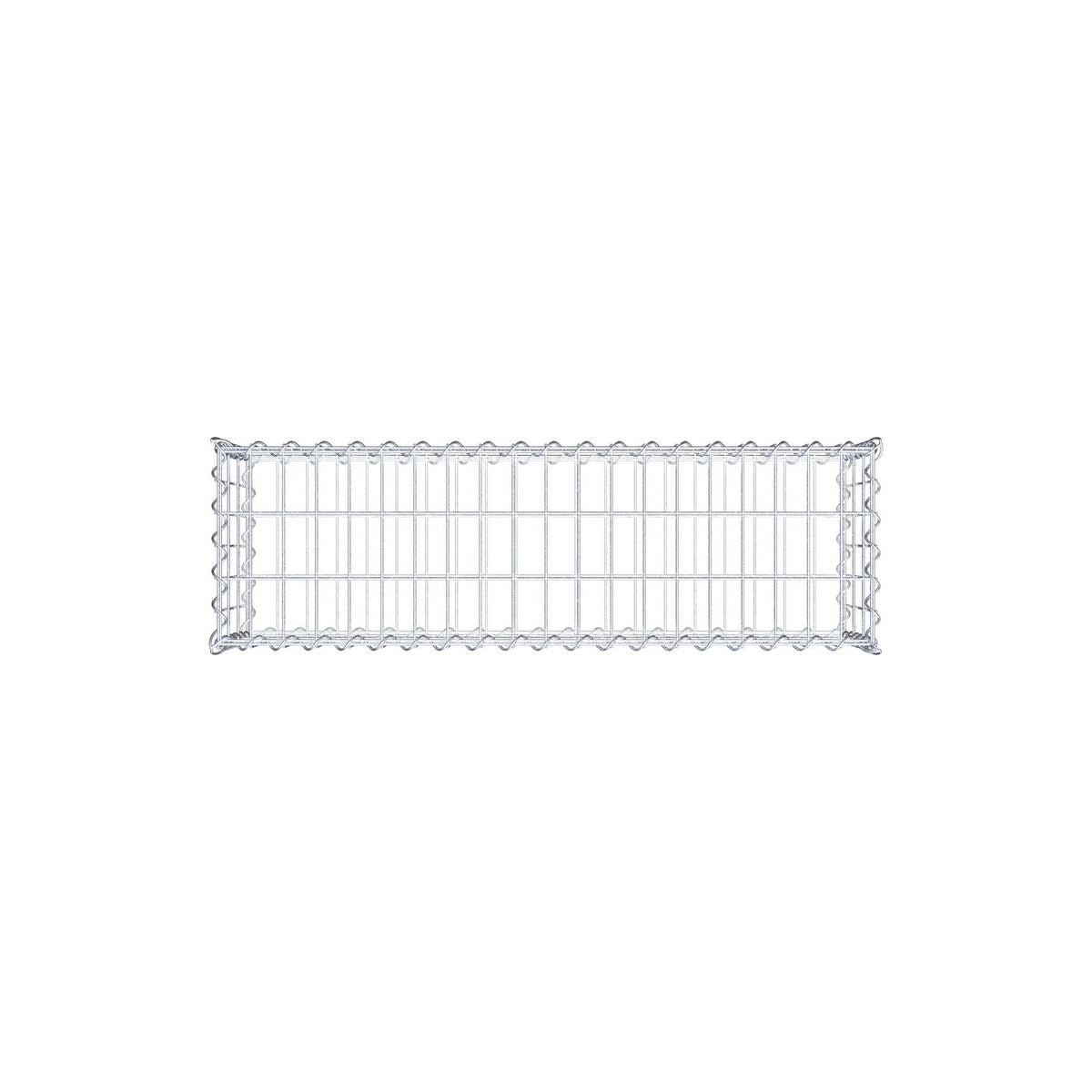 Schanskorf 100 cm x 30 cm x 30 cm (L x H x D), maaswijdte 5 cm x 10 cm, spiraalvormig