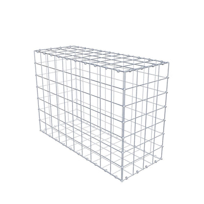 Gabion 100 cm x 70 cm x 40 cm (L x H x D), mesh size 10 x 10 cm, spiral ring