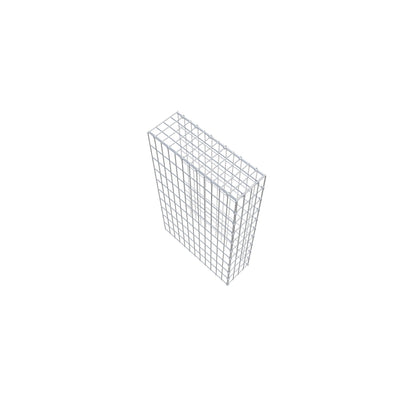 Gabião Tipo 4 100 cm x 60 cm x 20 cm (C x A x P), malhagem 5 cm x 10 cm, anel C