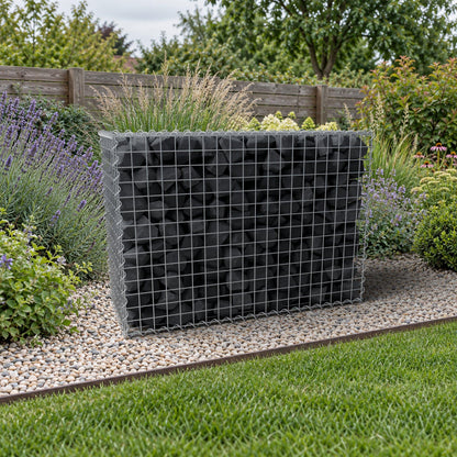 Gabion 100 cm x 70 cm x 40 cm (L x H x P), mailles 5 cm x 5 cm, spirale