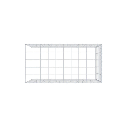Mounted gabion type 4 100 cm x 60 cm x 50 cm (L x H x D), mesh size 10 cm x 10 cm, C-ring