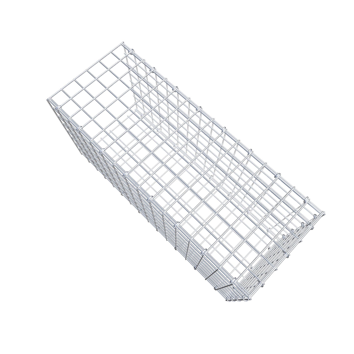 Anbaugabione Typ 2 80 cm x 40 cm x 30 cm (L x H x T), Maschenweite 5 cm x 5 cm, C-Ring