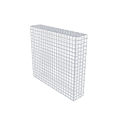 Gabion 100 cm x 90 cm x 20 cm (L x H x D), mesh size 5 x 5 cm, spiral ring