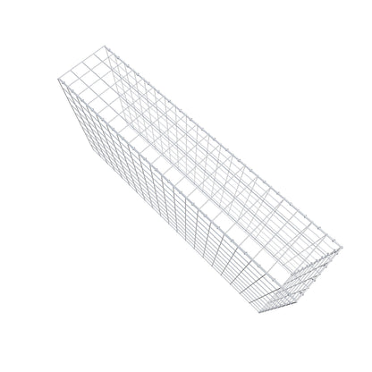 Extra gabion typ 4 200 cm x 100 cm x 40 cm (L x H x D), maskstorlek 10 cm x 10 cm, C-ring