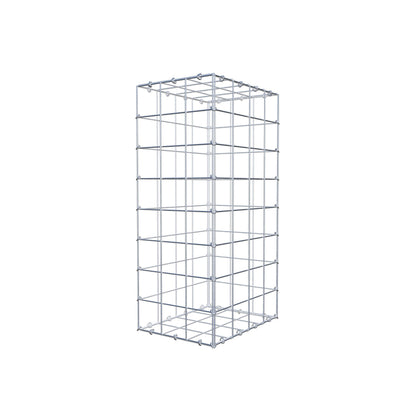 Gabião 80 cm x 40 cm x 30 cm (C x A x P), malhagem 10 cm x 10 cm, anel C
