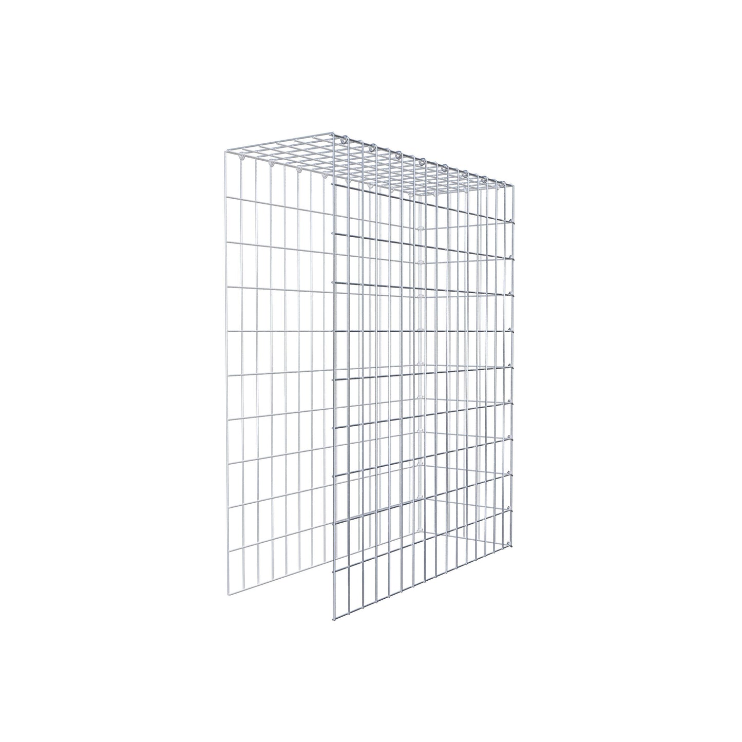 Fourche rapportée type 4 100 cm x 80 cm x 30 cm (L x H x P), mailles 5 cm x 10 cm, anneau C