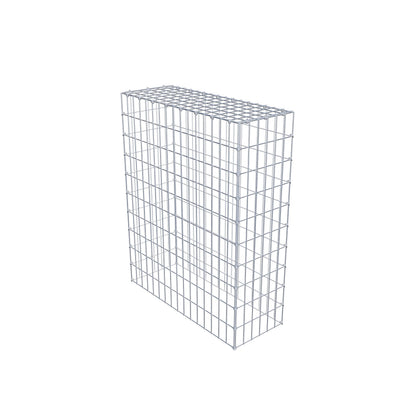 Monteret gabion type 3 100 cm x 80 cm x 30 cm (L x H x D), maskestørrelse 5 cm x 10 cm, C-ring