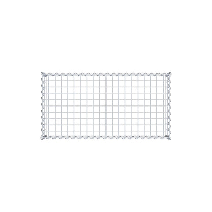 Gabião Tipo 3 100 cm x 20 cm x 50 cm (C x A x P), malhagem 5 cm x 10 cm, espiral