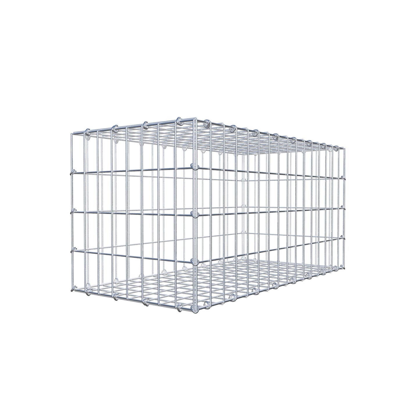 Gabion 80 cm x 40 cm x 40 cm (L x H x D), mesh size 5 cm x 10 cm, C-ring