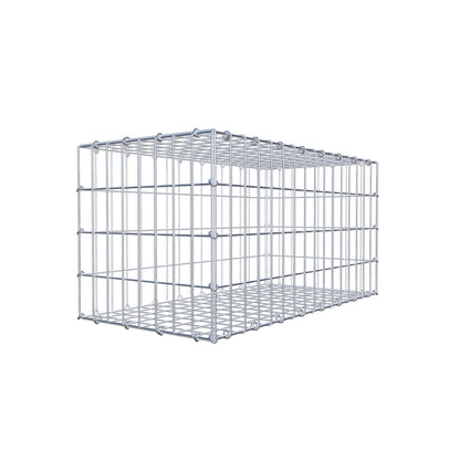 Gabion 80 cm x 40 cm x 40 cm (L x H x D), mesh size 5 cm x 10 cm, C-ring