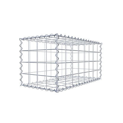 Gabion 80 cm x 40 cm x 40 cm (L x H x D), mesh size 10 cm x 10 cm, spiral