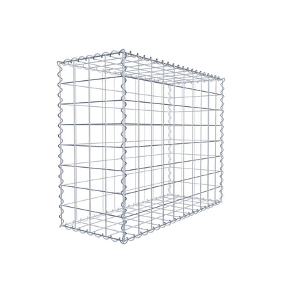 Gabion 100 cm x 80 cm x 40 cm (L x H x D), mesh size 10 cm x 10 cm, spiral