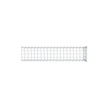 Gabion rapporté type 4 100 cm x 30 cm x 20 cm (L x H x P), mailles 5 cm x 10 cm, spirale