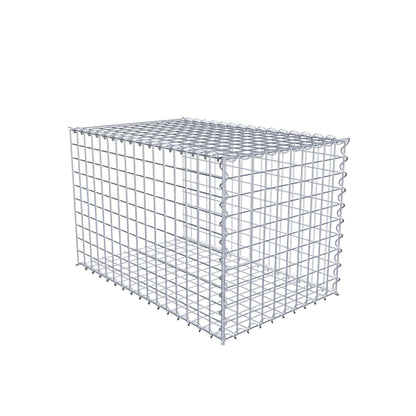 Anbaugabione Typ 2 80 cm x 50 cm x 50 cm (L x H x T), Maschenweite 5 cm x 5 cm, Spirale