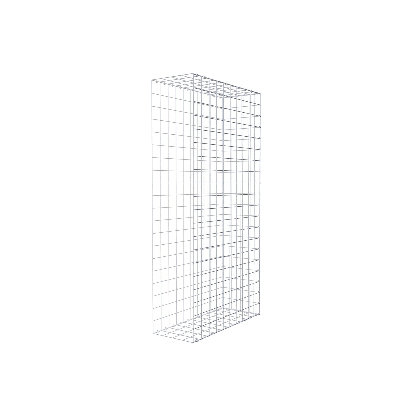 Mounted gabion type 2 200 cm x 100 cm x 40 cm (L x H x D), mesh size 10 cm x 10 cm, C-ring