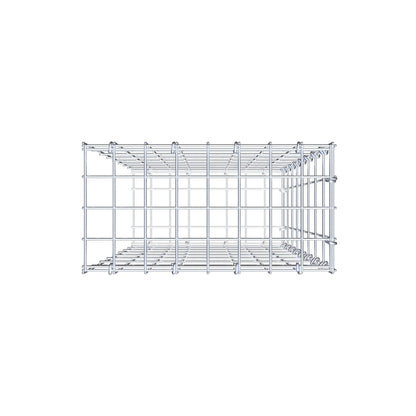Pile aggiuntivo tipo 2 80 cm x 40 cm x 20 cm, maglia 5 cm x 10 cm, anello a C